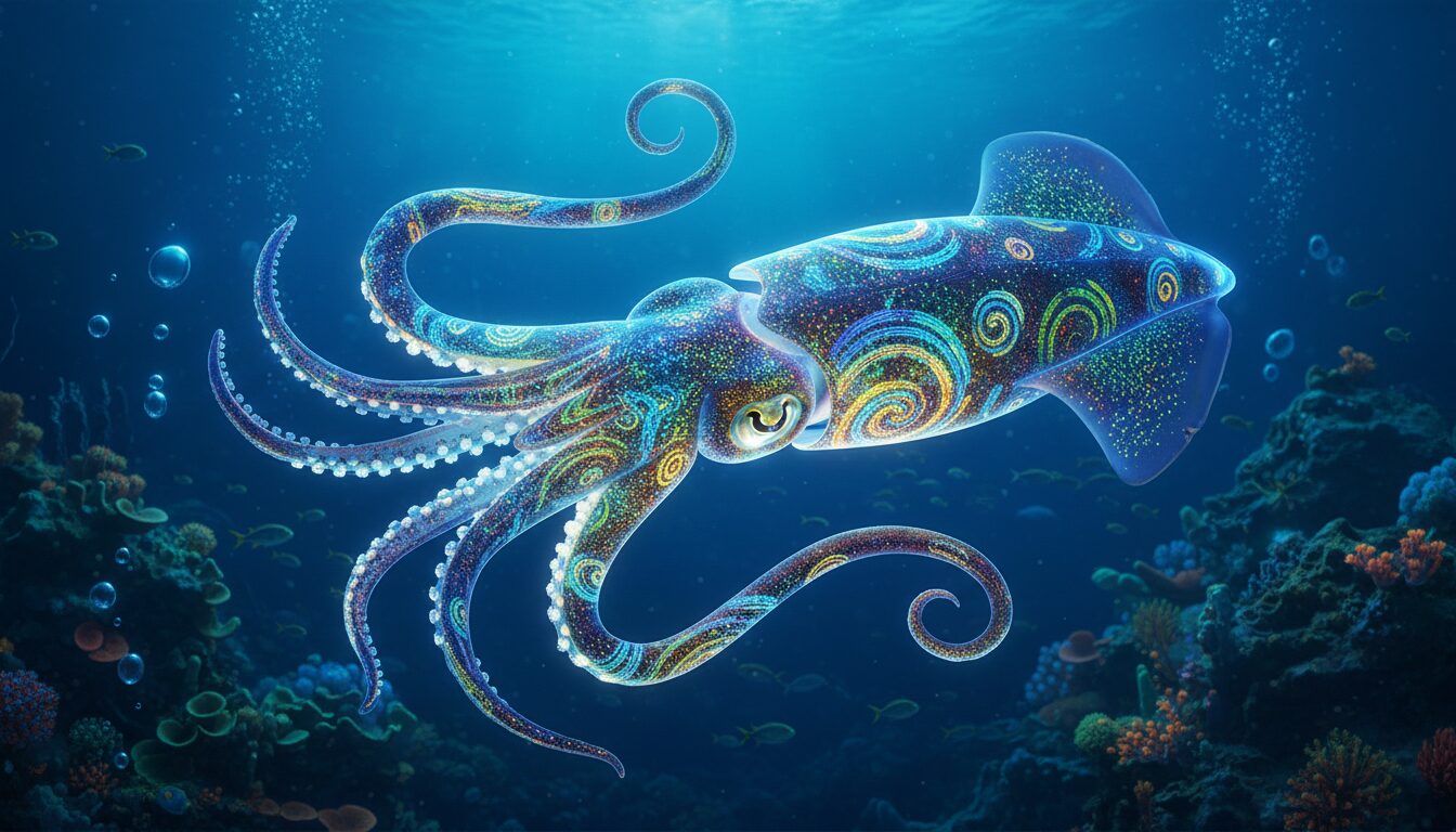 découvrez les comportements sociaux fascinants du calmar flamboyant et plongez dans l'univers mystérieux de cette espèce marine étonnante.