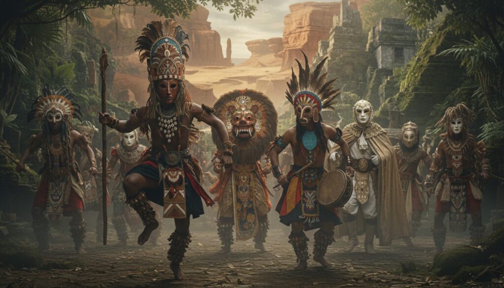 découvrez les origines méconnues des danseurs masqués à travers diverses cultures, explorant leurs significations profondes et leurs traditions fascinantes.