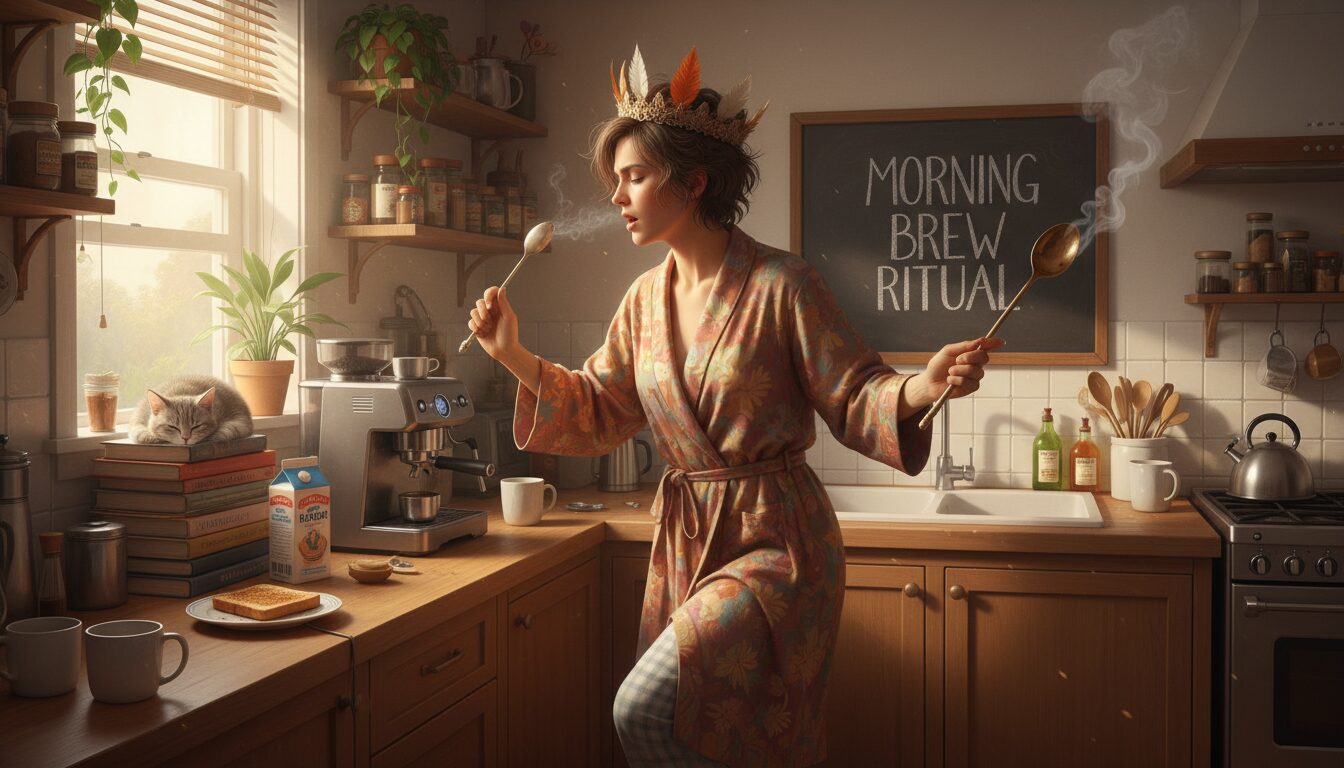 découvrez les rituels amusants et insolites autour de la cafetière, décrits de manière ludique et détaillée pour égayer vos pauses café.