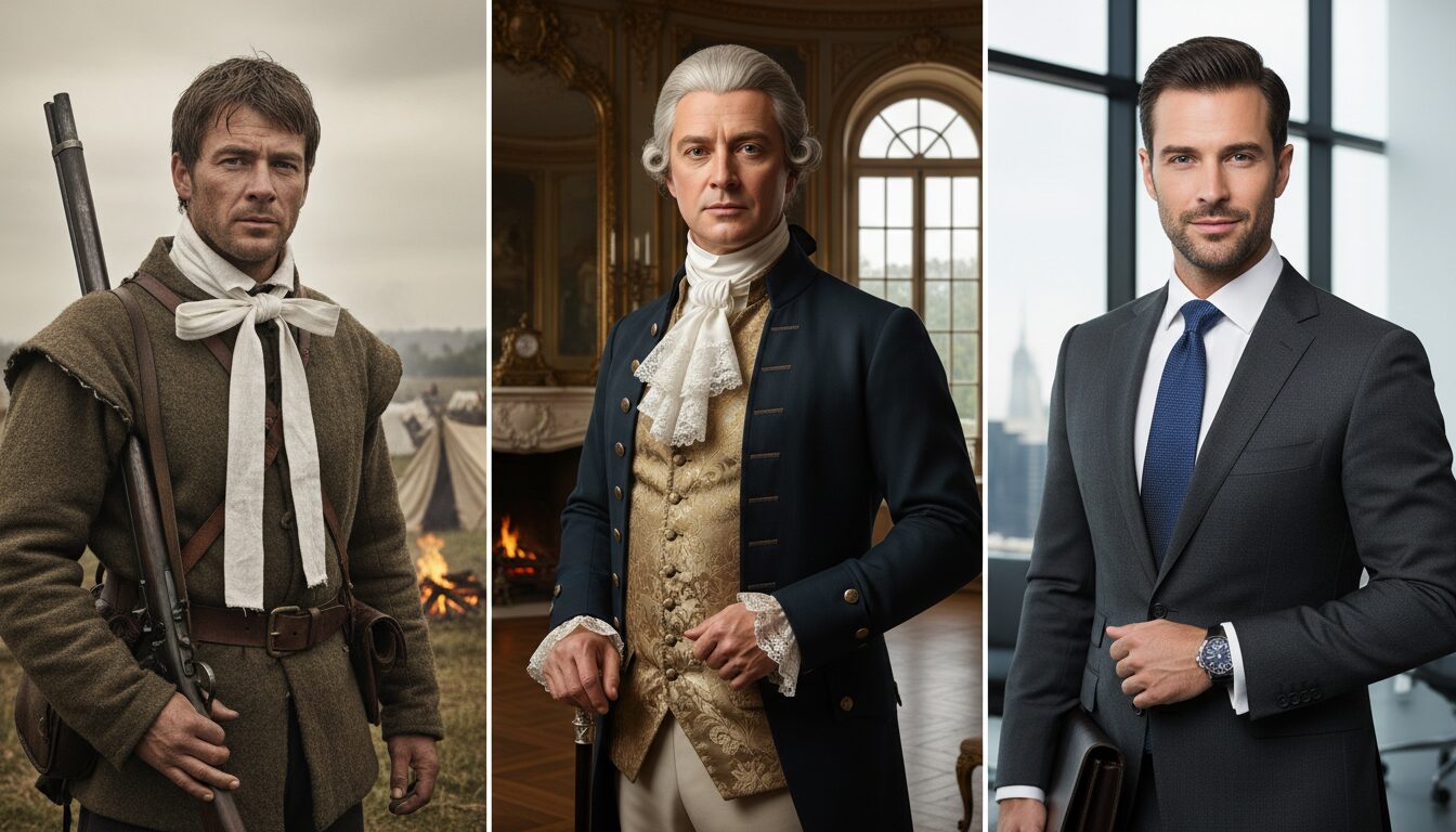 découvrez l'évolution fascinante du port de la cravate, passant d'un simple ruban à un puissant symbole de statut social et d'élégance à travers les siècles.