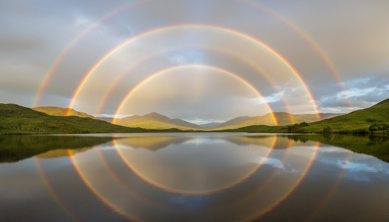 découvrez pourquoi les arcs-en-ciel peuvent rester visibles pendant plusieurs heures d’affilée, les conditions météorologiques et atmosphériques qui prolongent leur apparition.