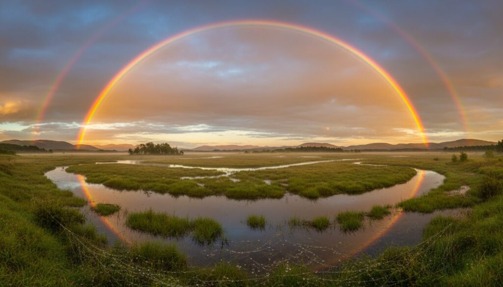 découvrez pourquoi les arcs-en-ciel peuvent rester visibles plusieurs heures d’affilée et les conditions météorologiques qui favorisent ce phénomène étonnant.