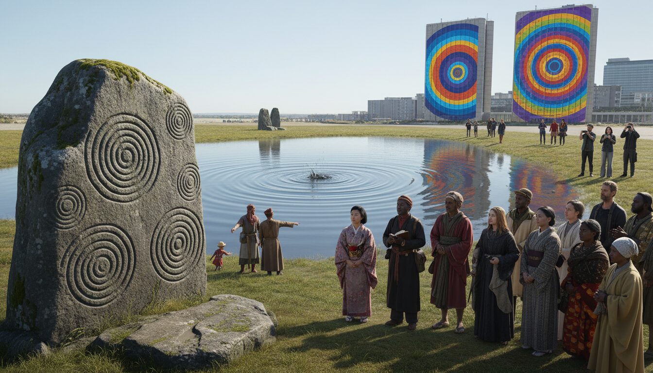 découvrez pourquoi les cercles concentriques captivent profondément les cultures humaines, symbolisant l'harmonie, l'infini et la connexion universelle à travers l'histoire et les traditions.