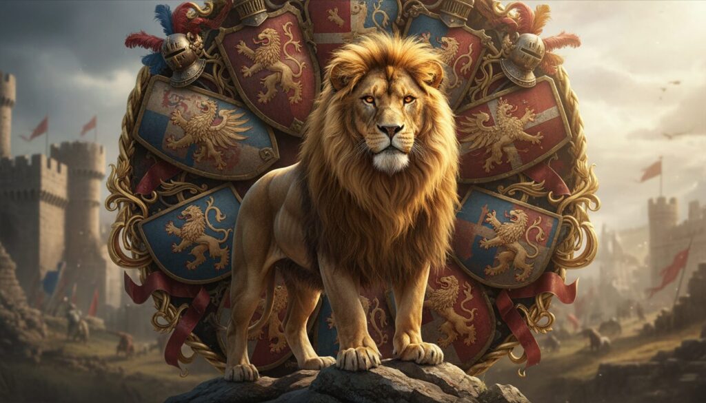 découvrez pourquoi les lions sont des symboles puissants et courants dans les blasons et emblèmes, représentant force, courage et noblesse à travers l'histoire.