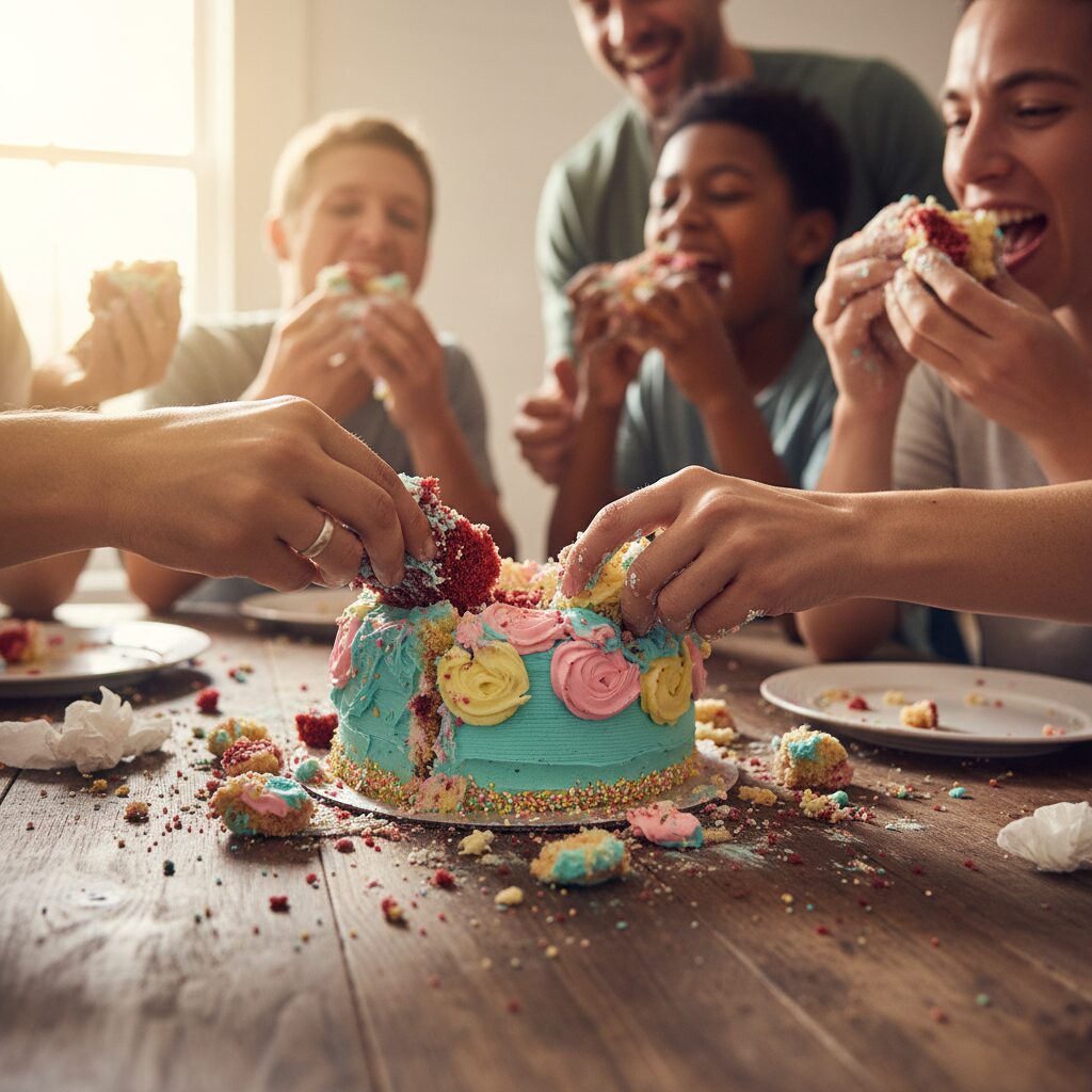 découvrez pourquoi il arrive que l'on mange le gâteau d'anniversaire avec les mains, entre traditions, convivialité et plaisir simple.