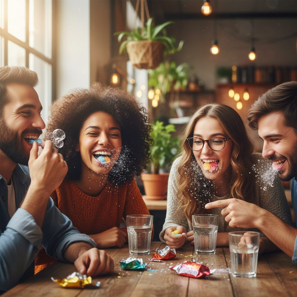 découvrez pourquoi manger des bonbons effervescents inhabituels peut provoquer le rire, grâce à leurs sensations surprenantes et leur effet pétillant unique.
