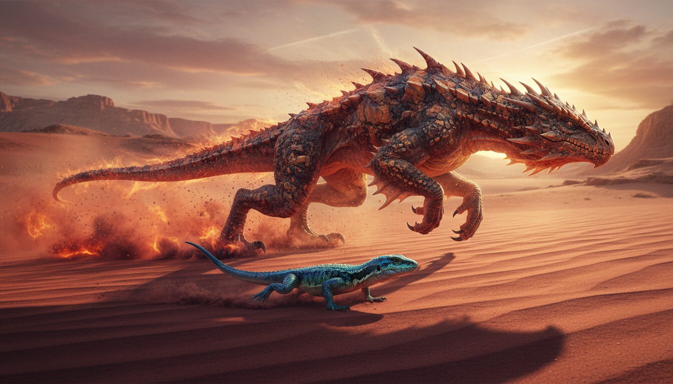 découvrez le dragon de sable, un lézard étonnant capable de courir sur le sable brûlant grâce à ses pattes spéciales. apprenez tout sur cet incroyable reptile du désert.