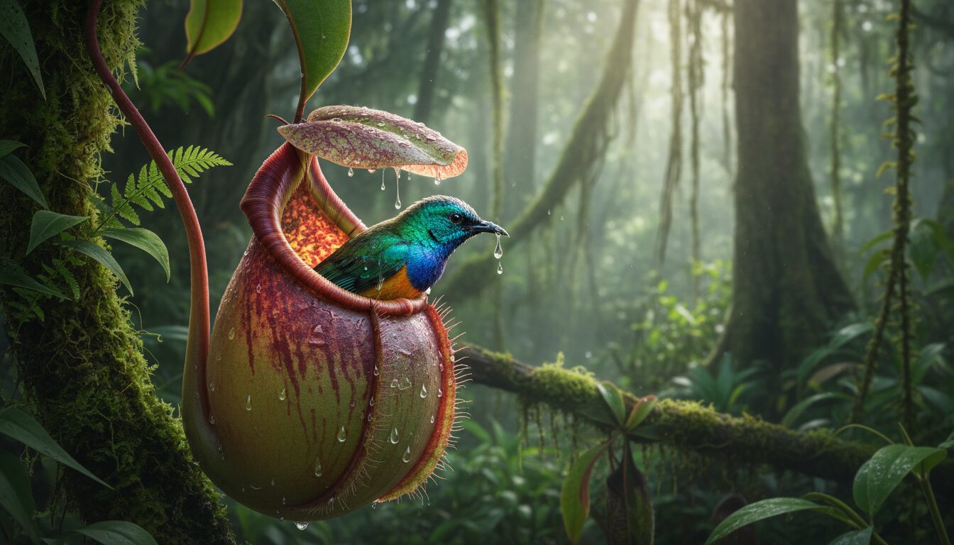 découvrez comment certaines plantes carnivores étonnantes peuvent digérer des petits oiseaux, un phénomène surprenant de la nature à ne pas manquer.