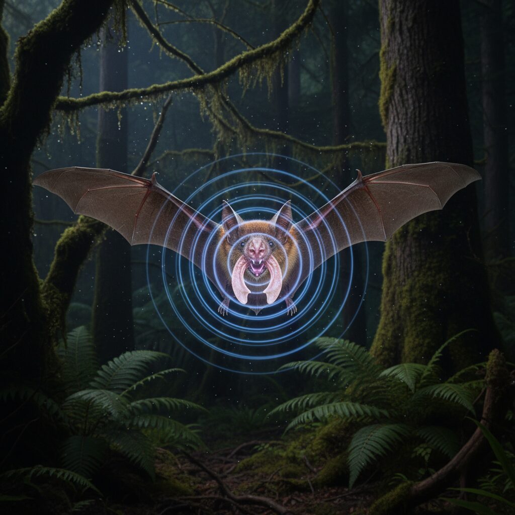 découvrez comment la chauve-souris à nez en fer à cheval utilise l'écholocation pour localiser et chasser ses proies avec une précision étonnante.