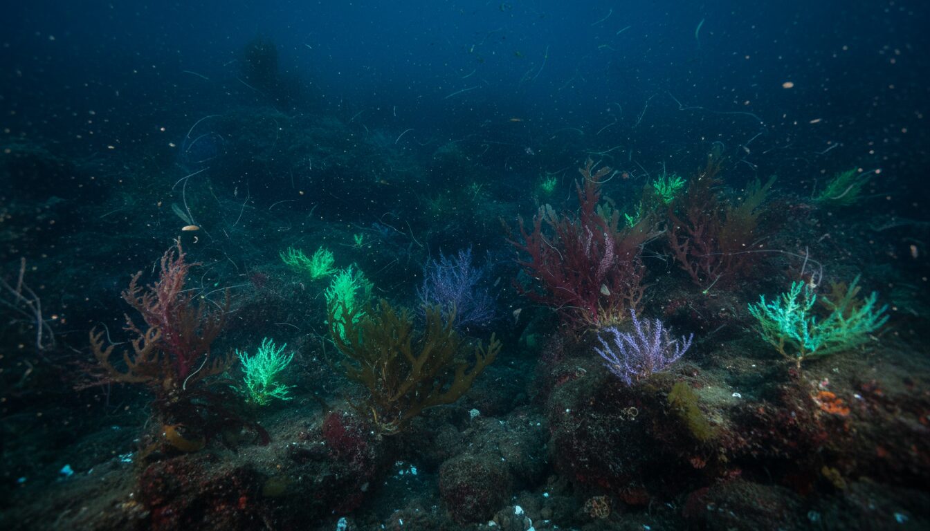 découvrez comment certaines algues marines adaptent leurs mécanismes pour survivre aux conditions extrêmes des grandes profondeurs.