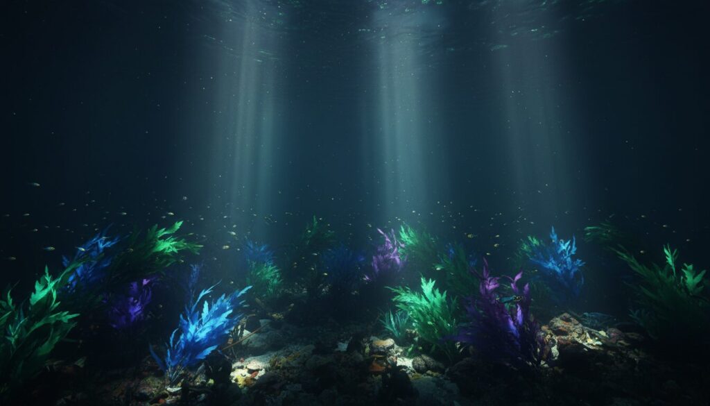 découvrez comment certaines algues marines s'adaptent et survivent dans les grandes profondeurs des océans grâce à des mécanismes uniques.