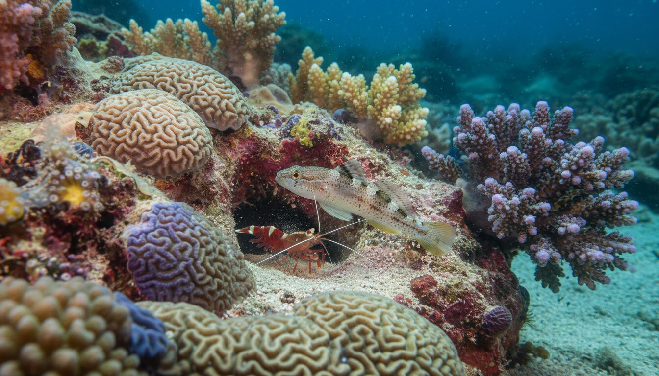 découvrez comment le poisson gobie et la crevette vivent en symbiose, une relation fascinante de coopération et de protection mutuelle dans la nature.