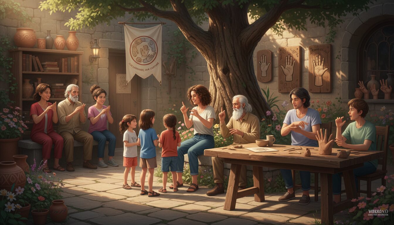 découvrez comment la langue des signes s'est développée et affirmée comme une culture riche et unique, célébrant l'identité et la communauté des personnes sourdes.