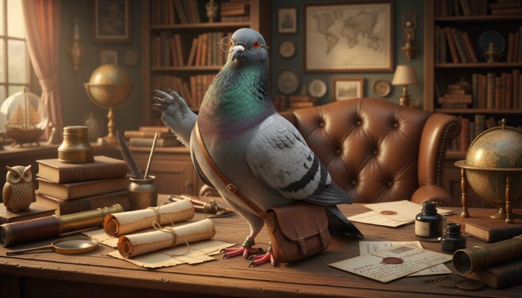 découvrez comment le pigeon voyageur est devenu un objet culte à travers des histoires drôles et anecdotes fascinantes, mêlant humour et patrimoine.
