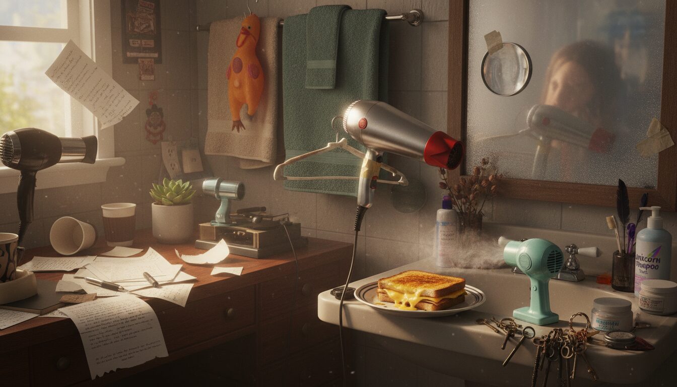 découvrez comment le sèche-cheveux est devenu un incontournable de nos routines quotidiennes, façonnant nos habitudes parfois étranges et surprenantes.
