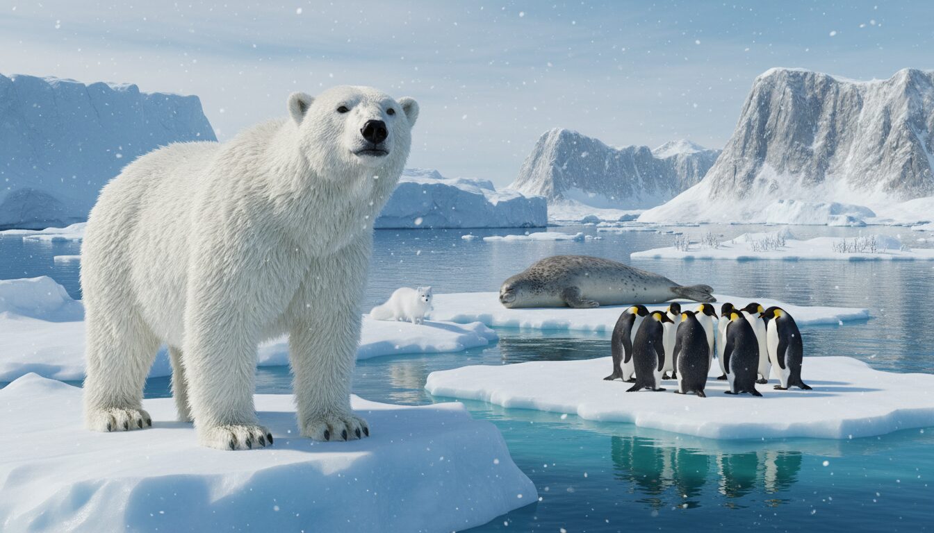 découvrez les adaptations incroyables des animaux polaires qui leur permettent de survivre dans l'extrême froid des régions arctiques et antarctiques.