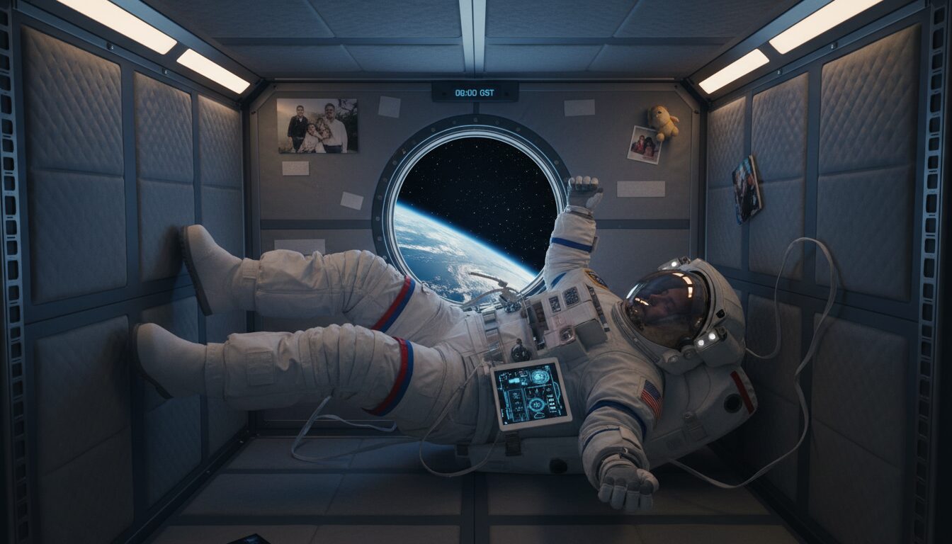 découvrez comment les astronautes parviennent à dormir en apesanteur dans l'espace, en explorant les techniques et équipements utilisés pour assurer un sommeil réparateur en microgravité.