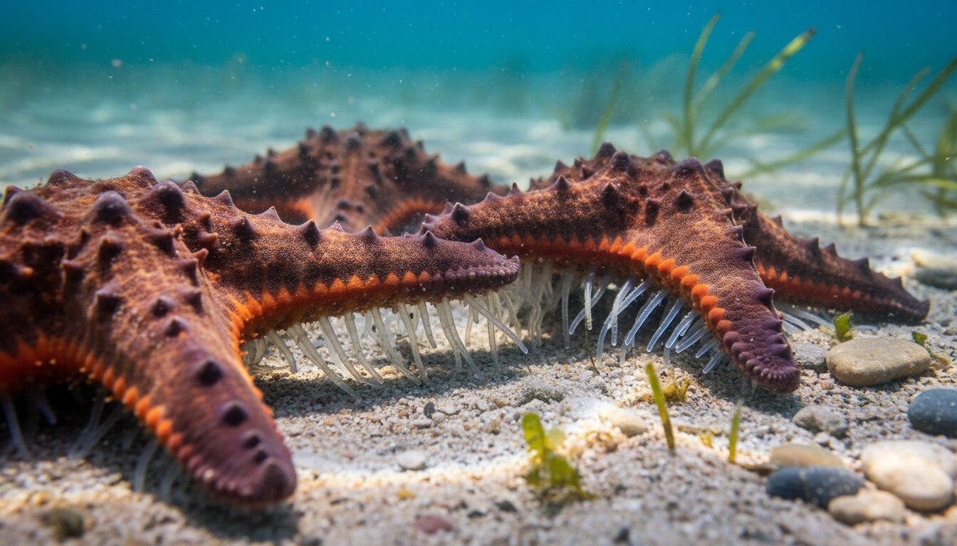 découvrez comment les étoiles de mer se déplacent étonnamment sans jambes grâce à leurs pieds muqueux et leur système hydraulique unique.