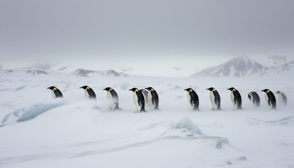découvrez les comportements fascinants du manchot empereur durant la période de reproduction, un spectacle naturel impressionnant à ne pas manquer.
