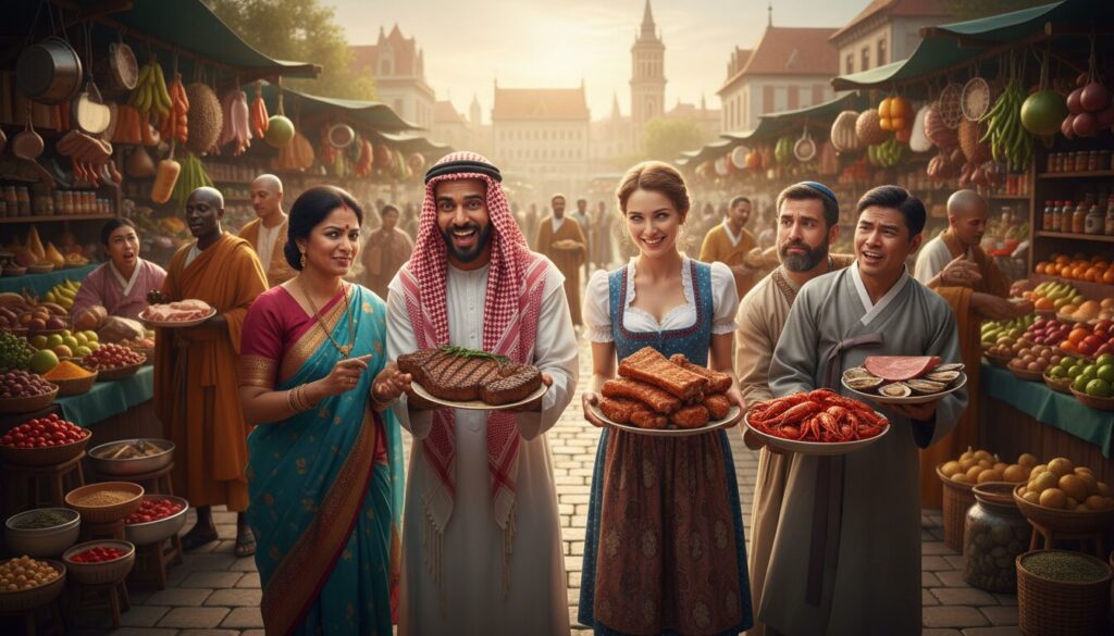 découvrez comment les interdits alimentaires, à la fois cruels et drôles, influencent les traditions et les comportements dans diverses cultures à travers le monde.