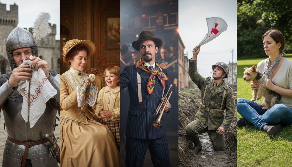 découvrez les usages insolites et variés du mouchoir en tissu à travers l'histoire, une exploration amusante et culturelle de cet objet du quotidien.