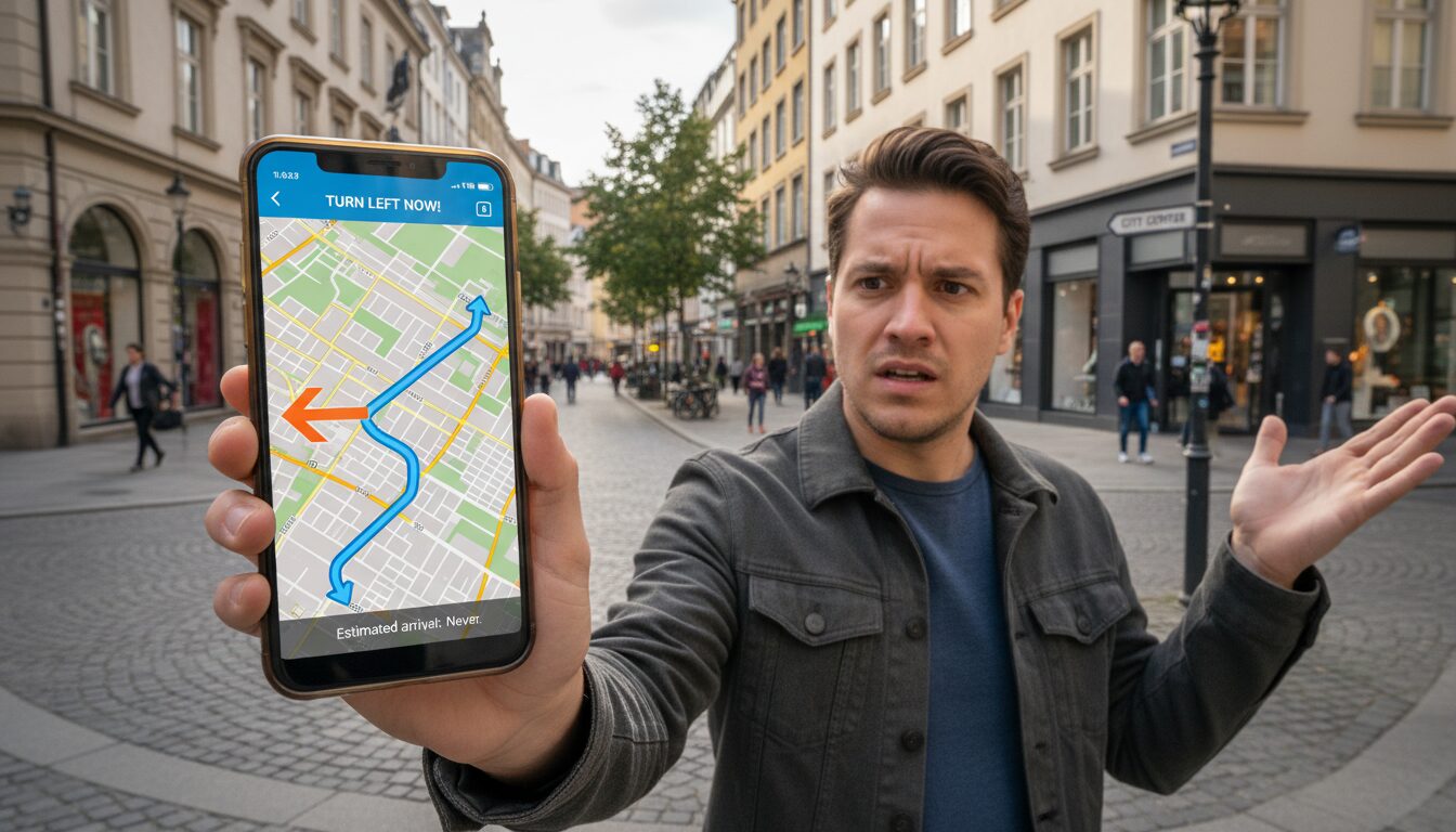 découvrez les guides de marche électroniques qui choisissent toujours le chemin inverse, pour une aventure originale et pleine de surprises.