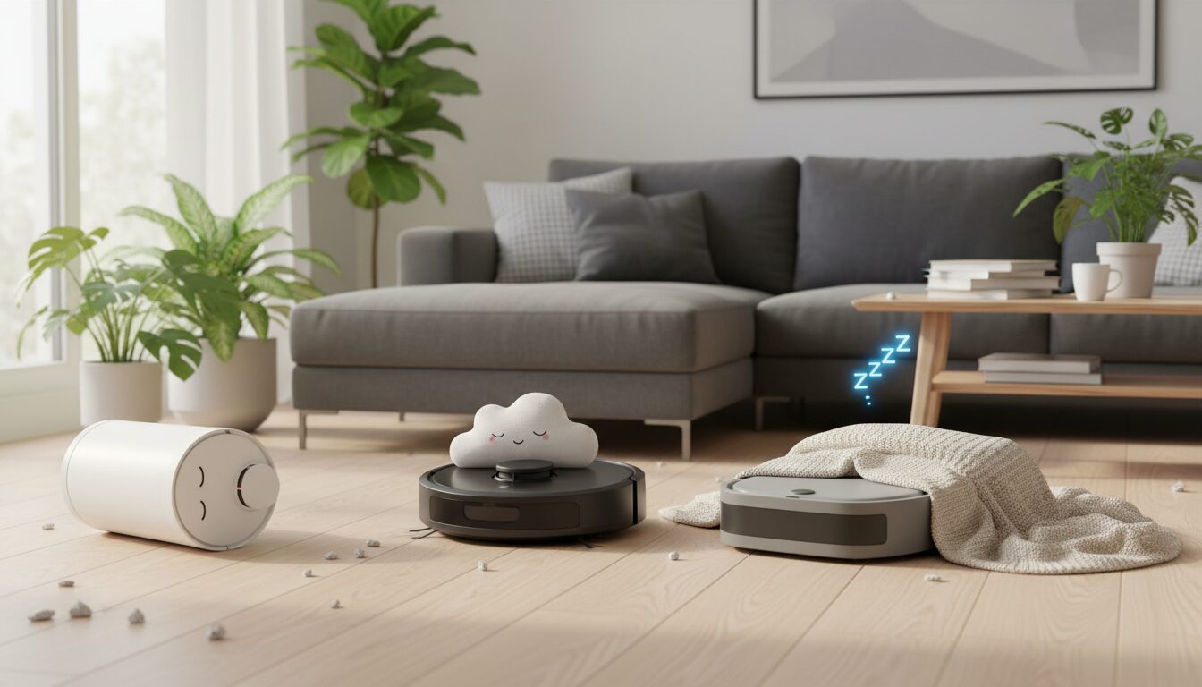 découvrez les robots aspirateurs qui semblent préférer faire la sieste plutôt que de nettoyer votre maison, et comment choisir un modèle vraiment efficace.