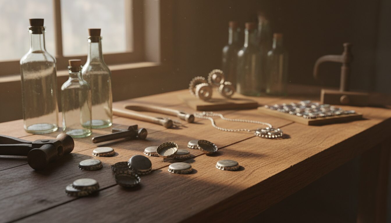 découvrez l’origine fascinante des premières capsules de bouteilles et explorez leurs usages inattendus à travers l’histoire.