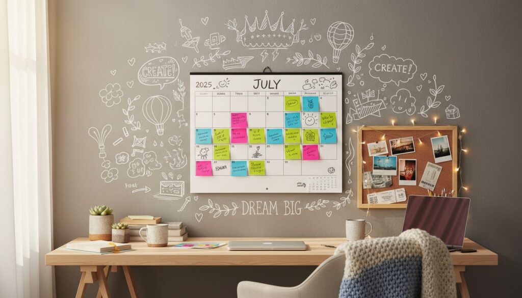 découvrez des petites habitudes originales et décalées à adopter tout au long de l'année avec le calendrier mural 2025, pour rendre chaque jour unique et amusant.