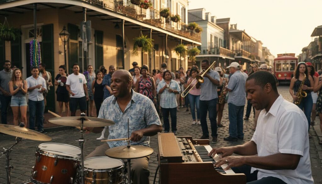 découvrez l'univers vibrant d'adonis rose et phillip manuel, deux artistes qui incarnent l'âme musicale et culturelle de la nouvelle-orléans à travers leur passion et leur talent.