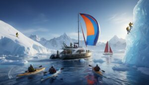 découvrez une aventure extrême inoubliable combinant voile, ski, escalade et kayak à bord d’un charter polaire unique, pour une expédition pleine d’adrénaline et de découvertes dans les paysages glacés.