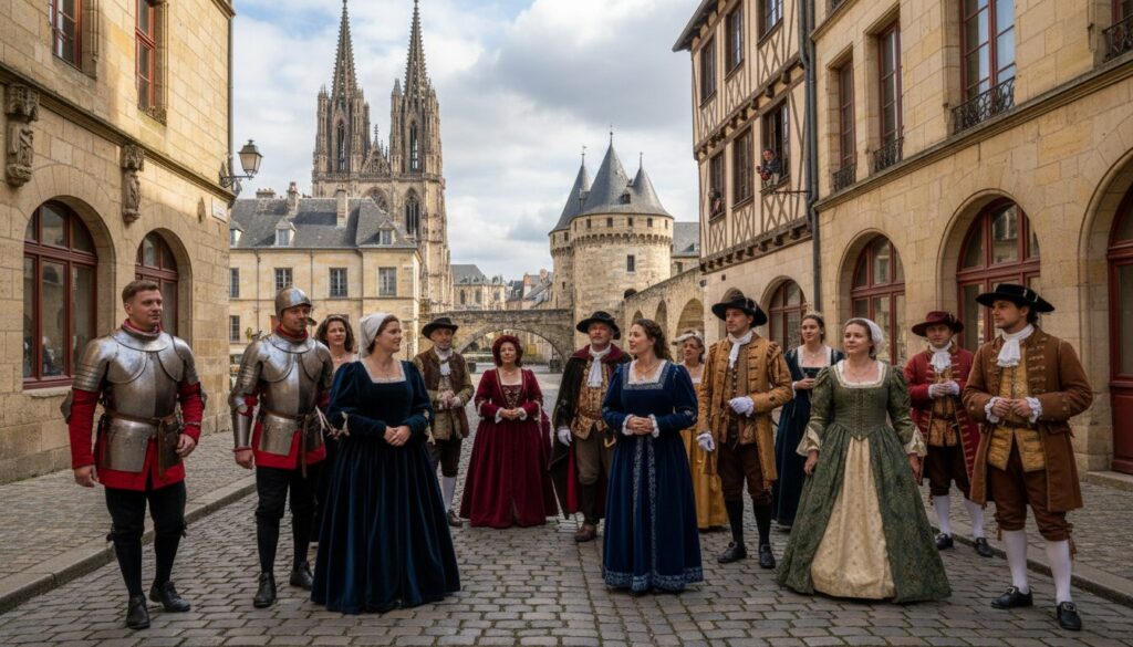 explorez metz de façon unique avec les échappées temporelles : une visite insolite en costume qui vous plonge dans l'histoire captivante de la ville.