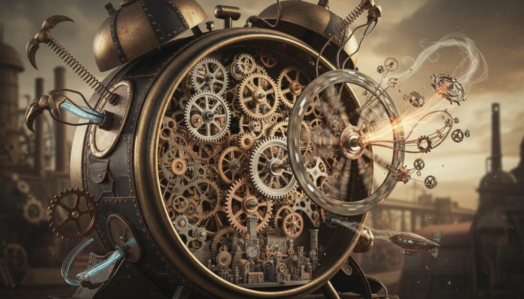 découvrez les réveils à roue qui retardent le temps au lieu de l'accélérer, une invention surprenante qui fait avancer les aiguilles... dans le mauvais sens.