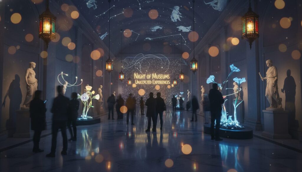 plongez dans une nuit des musées inoubliable avec notre sélection d'expériences insolites et originales pour tous les passionnés d'art et de culture.