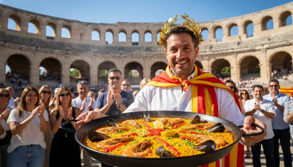 découvrez comment le champion de france de paella, couronné à nîmes ce samedi, conserve fièrement son titre tout en affirmant ses racines catalanes dans une compétition insolite et pleine de saveurs.