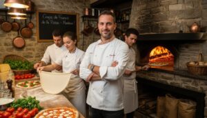 découvrez l'aventure insolite d'un ardéchois déterminé à remporter la coupe de france de la pizza à monteux, accompagné de trois de ses talents prometteurs.