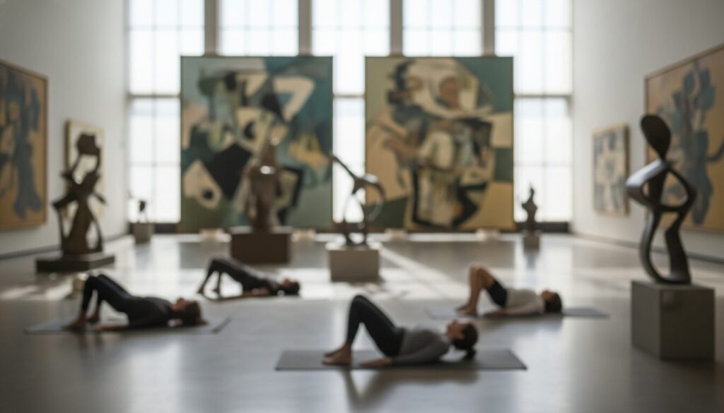 découvrez une expérience unique en pratiquant le yoga au cœur du musée d'art moderne de paris, alliant bien-être et art contemporain dans un cadre insolite.