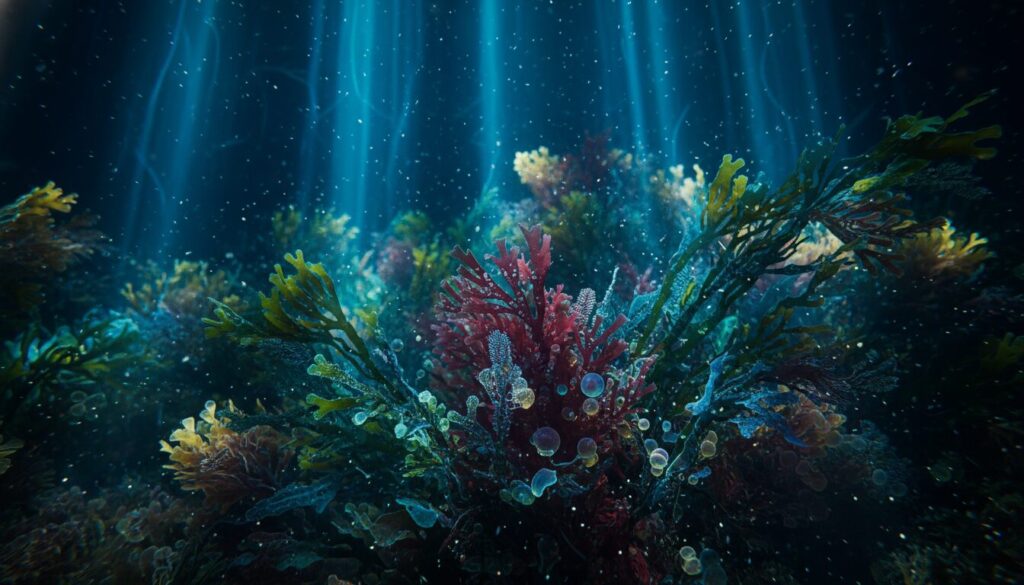 découvrez comment certaines algues marines s'adaptent et survivent aux conditions extrêmes des grandes profondeurs océaniques grâce à leurs mécanismes uniques.