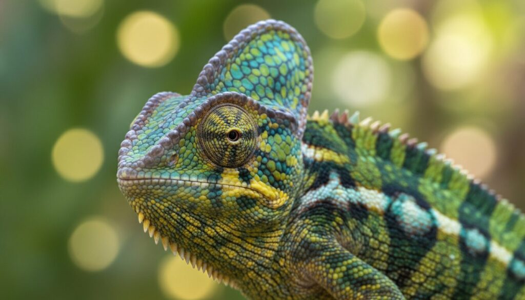 découvrez les raisons fascinantes derrière la crête impressionnante du caméléon à casque et apprenez tout sur ses caractéristiques uniques.