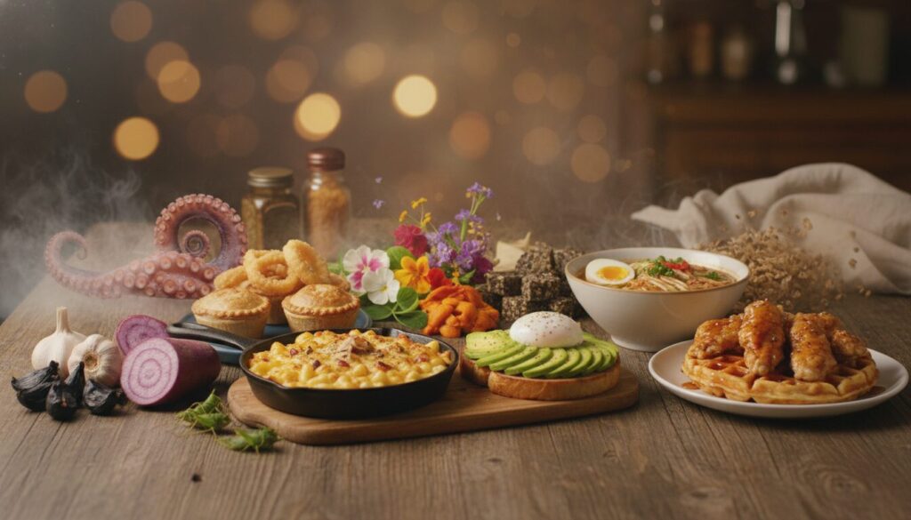 découvrez comment des aliments autrefois étranges sont devenus des classiques incontournables de notre cuisine.