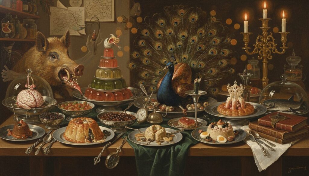 découvrez comment la gastronomie met en lumière les bizarreries gustatives à travers l'histoire et explorez les saveurs insolites qui défient les palais depuis toujours.