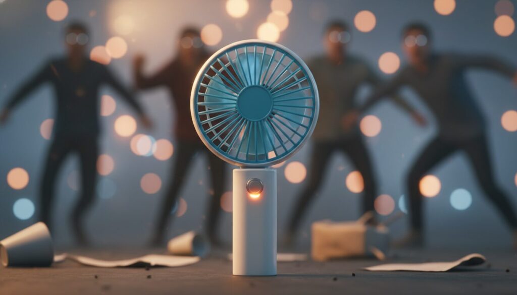 découvrez comment un simple ventilateur de poche a causé une ventilation de panique, en explorant les événements inattendus et leurs conséquences surprenantes.