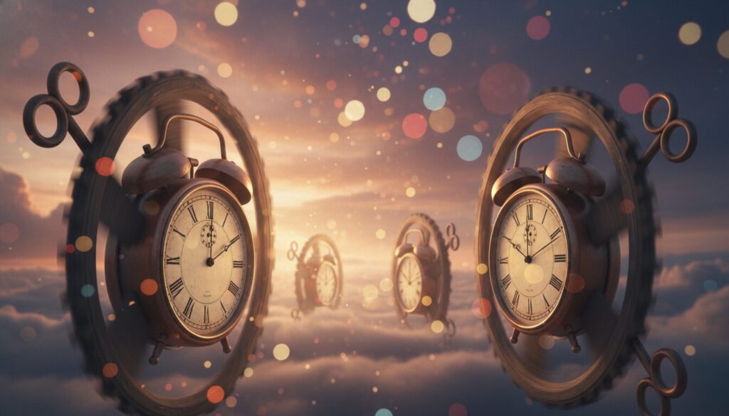 découvrez les réveils à roue qui font avancer le temps... mais dans le mauvais sens, une invention surprenante qui perturbe le déroulement habituel des heures.
