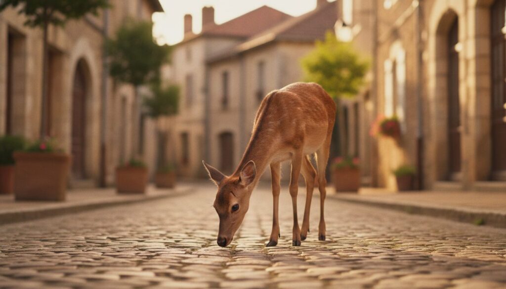 découvrez l'incroyable histoire d'un cerf égaré qui a déambulé dans les rues de morlaàs ce dimanche, suscitant étonnement et curiosité parmi les habitants.