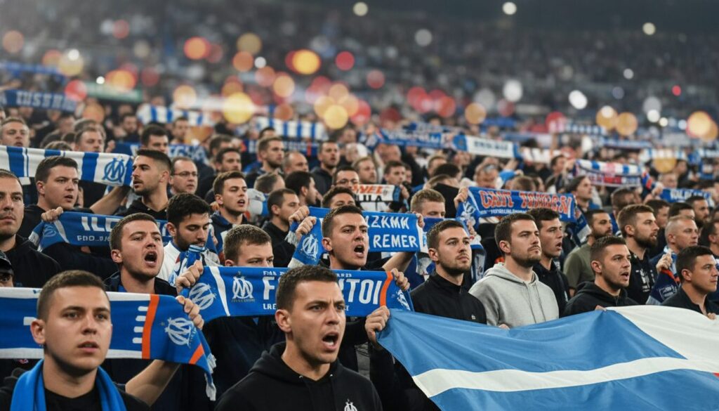 regardez la vidéo montrant la colère des supporters marseillais qui organisent un silence de 45 minutes lors d'un match pour exprimer leur protestation. un moment fort et inédit dans l'histoire du football.