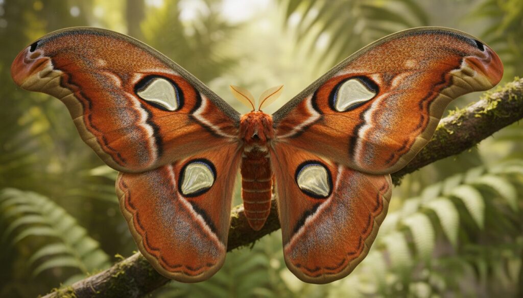 découvrez comment le papillon atlas utilise ses grandes ailes colorées pour effrayer ses prédateurs et assurer sa survie dans la nature.