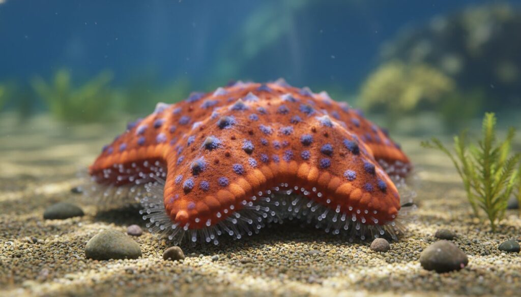 découvrez comment les étoiles de mer se déplacent sans jambes grâce à leur système unique de pieds ambulacraires et leur incroyable capacité hydraulique.