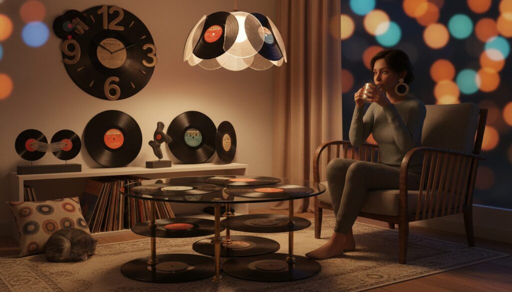 découvrez comment les vieux disques vinyles, autrefois objets du passé, sont devenus des éléments incontournables de la décoration et du style en 2025.