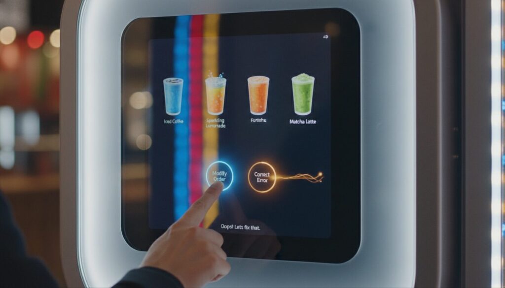 découvrez comment un distributeur de boissons automatiques innove pour gérer et corriger efficacement les erreurs de commande, améliorant ainsi l'expérience utilisateur.
