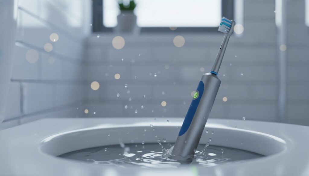 découvrez l'histoire surprenante d'une brosse à dents électrique qui a plongé accidentellement dans les toilettes et les astuces pour y remédier rapidement.